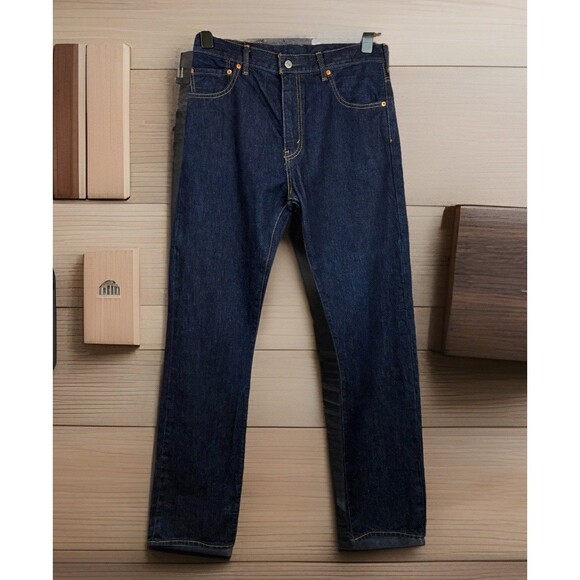 Levis 517 Jeans Mens Size 34X30 Dark Wash Boot Cut - Picture 1 of 8